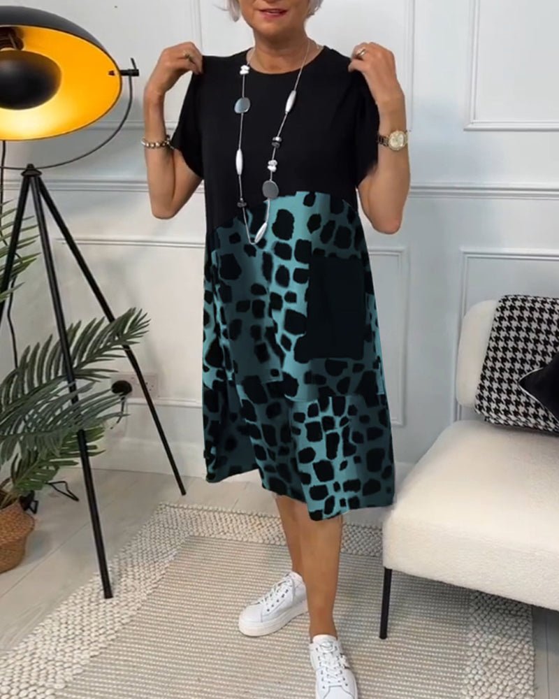 Alouette – Printed Boho Midi Dress