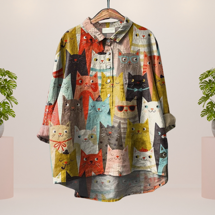 Alexis – Printed Oversized Shirt