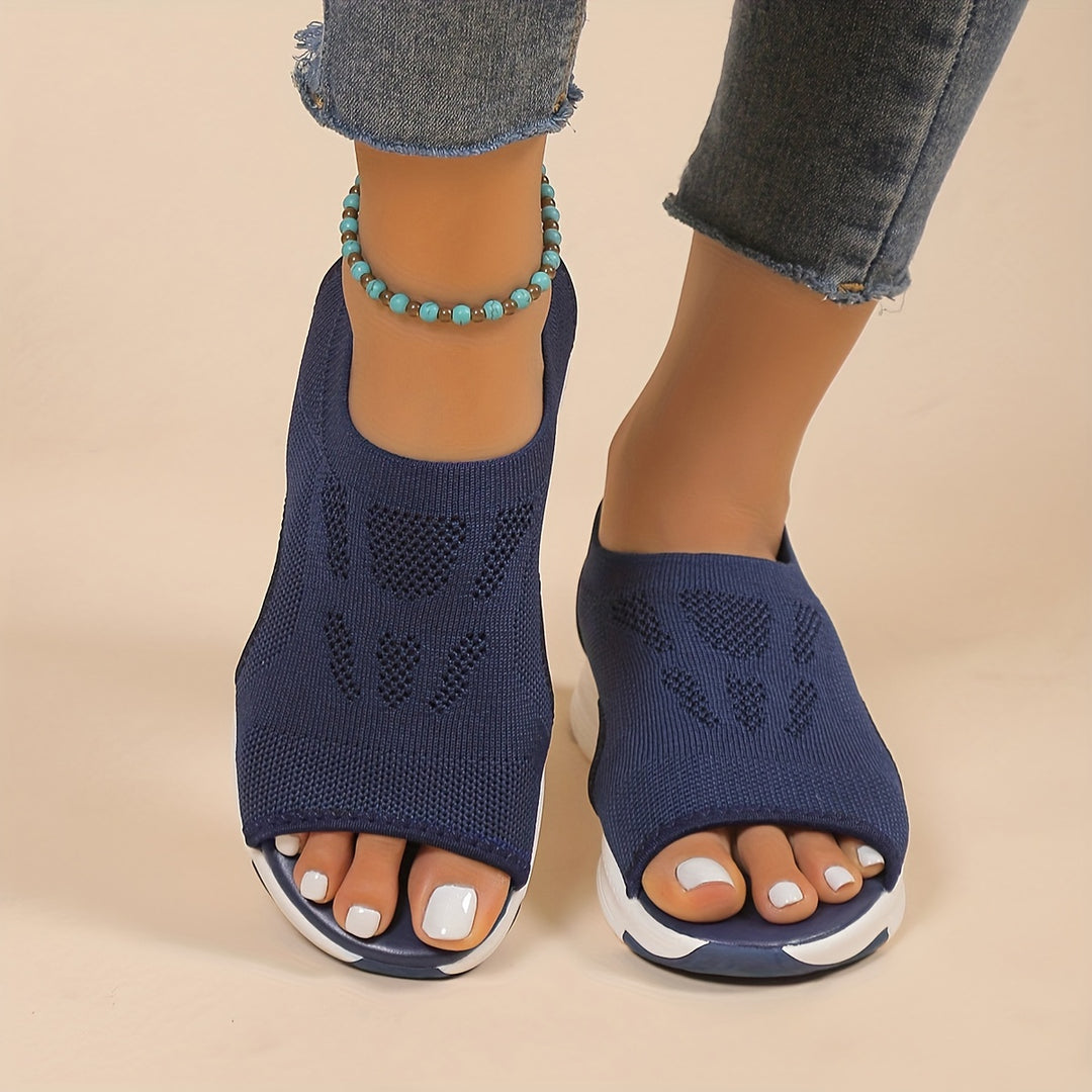Anika – Open-Toe Slip-On Sandals