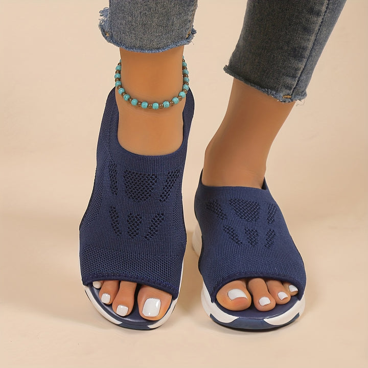 Anika – Open-Toe Slip-On Sandals