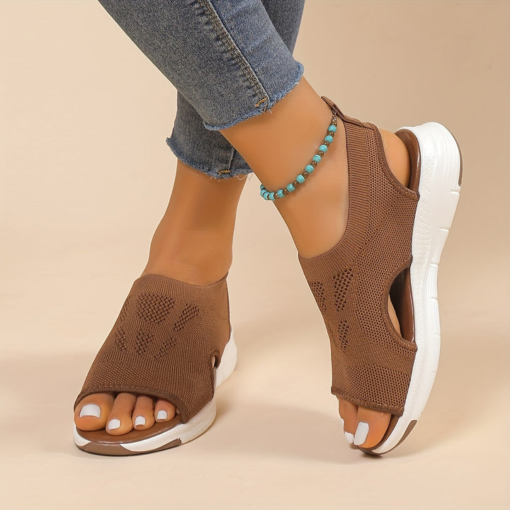 Anika – Open-Toe Slip-On Sandals