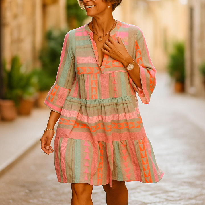 Aureila – Tiered Boho Dress