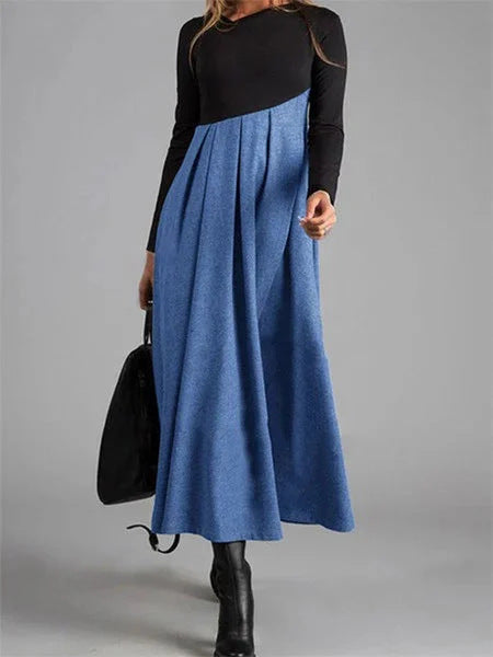 Romilly – Contrast Panel Maxi Dress