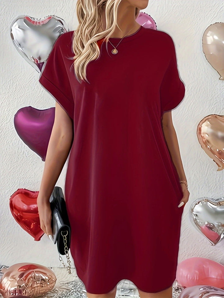 Chedie – Relaxed Batwing T-Shirt Dress