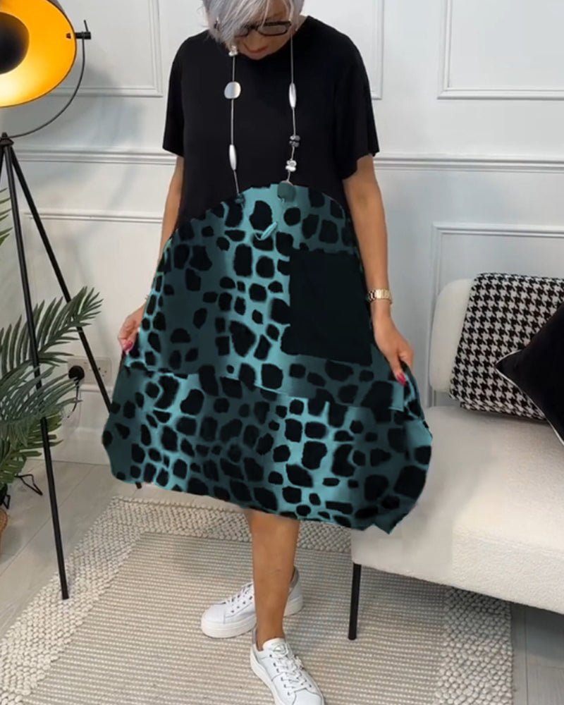 Alouette – Printed Boho Midi Dress