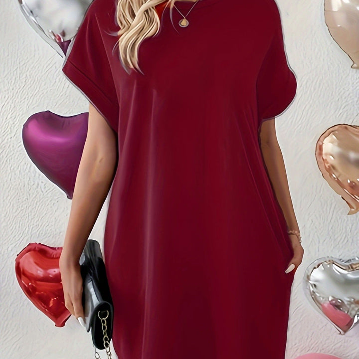 Chedie – Relaxed Batwing T-Shirt Dress