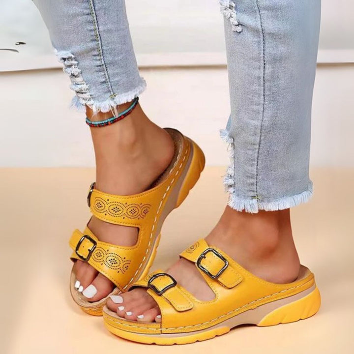 Ailith – Buckled Platform Sandals