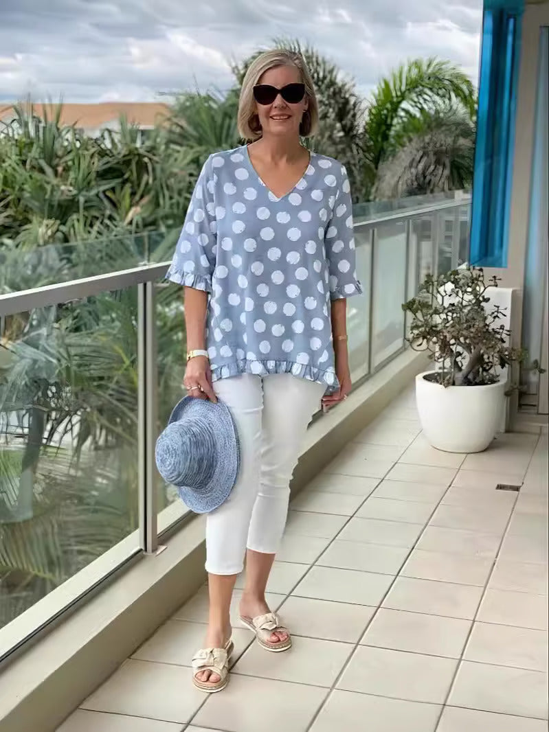 Aisley – Printed Relaxed Blouse