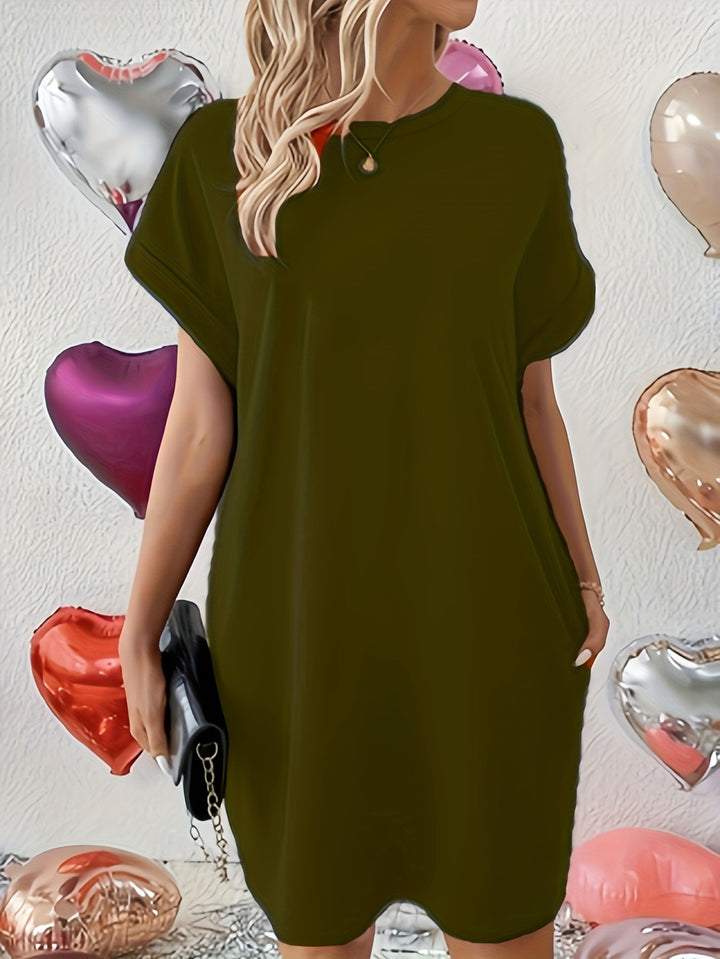 Chedie – Relaxed Batwing T-Shirt Dress