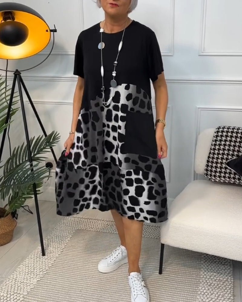 Alouette – Printed Boho Midi Dress