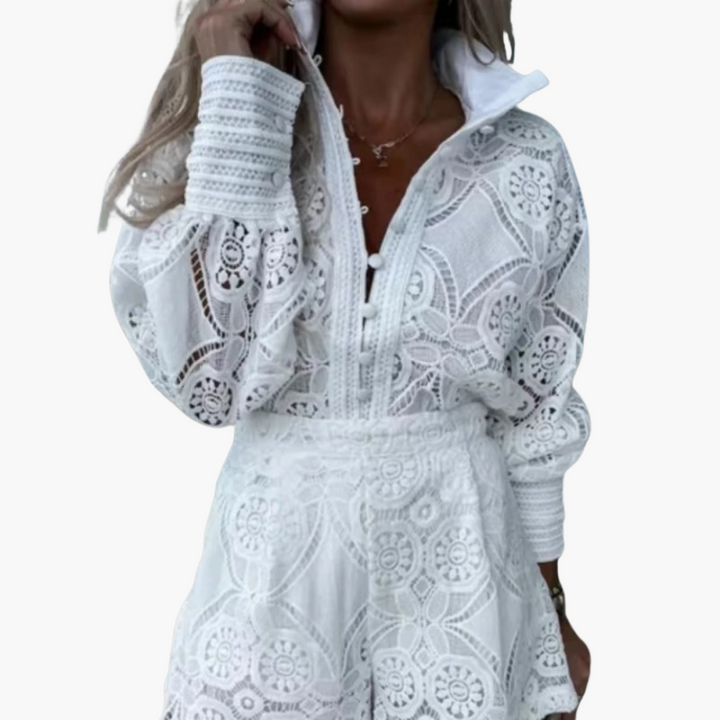 Aislinge – Embroidered Two-Piece Set