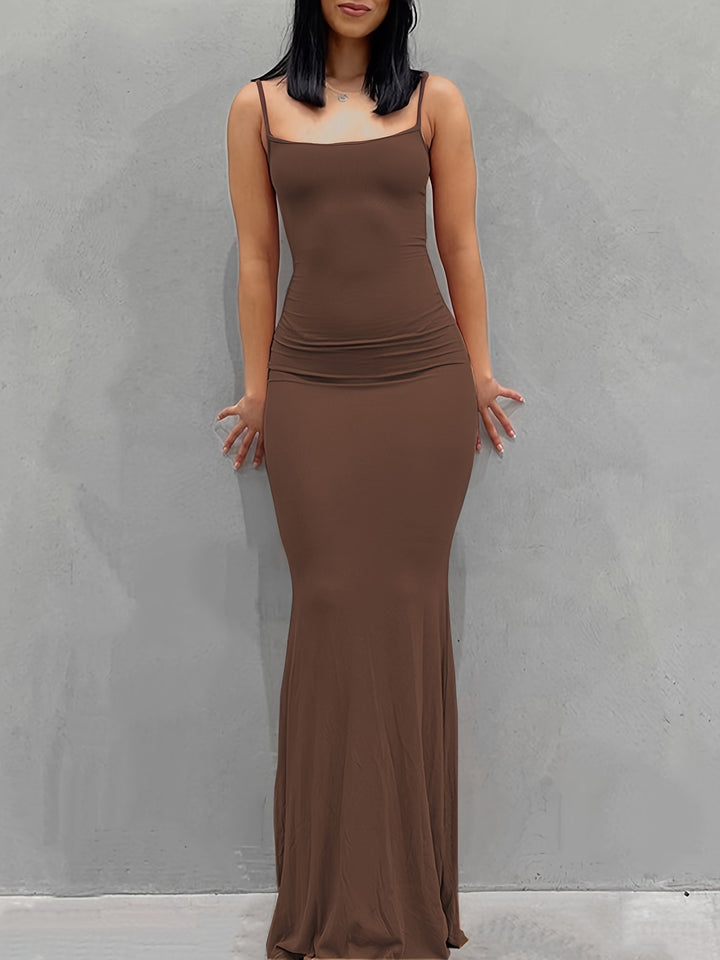 Allie – Sleek Bodycon Maxi Dress