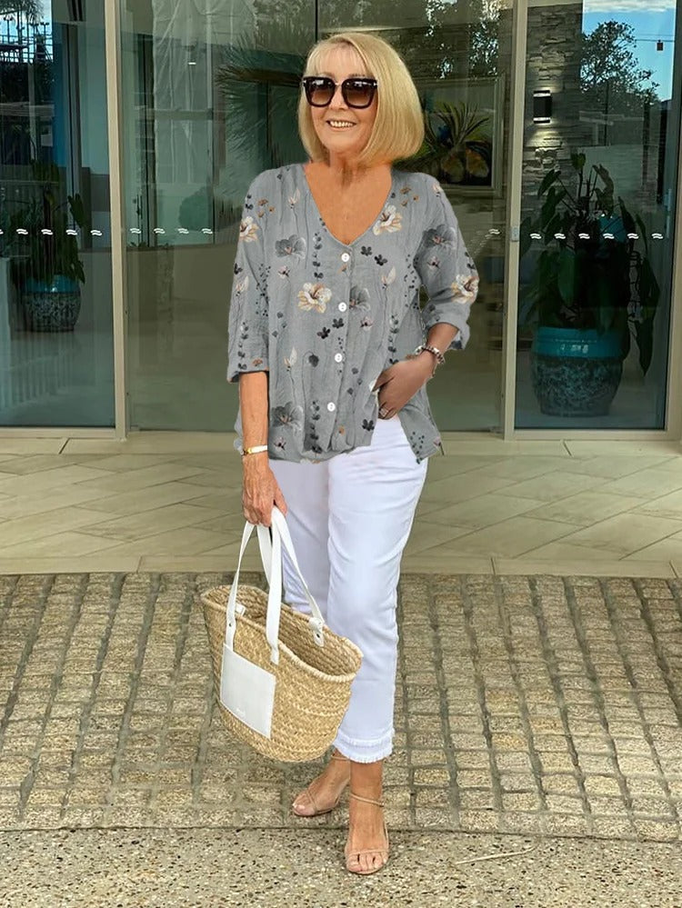 Anwena – Printed Relaxed Blouse