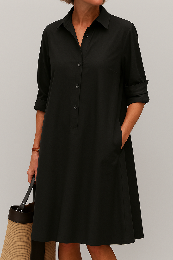 Aisha – Relaxed Shirt Dress