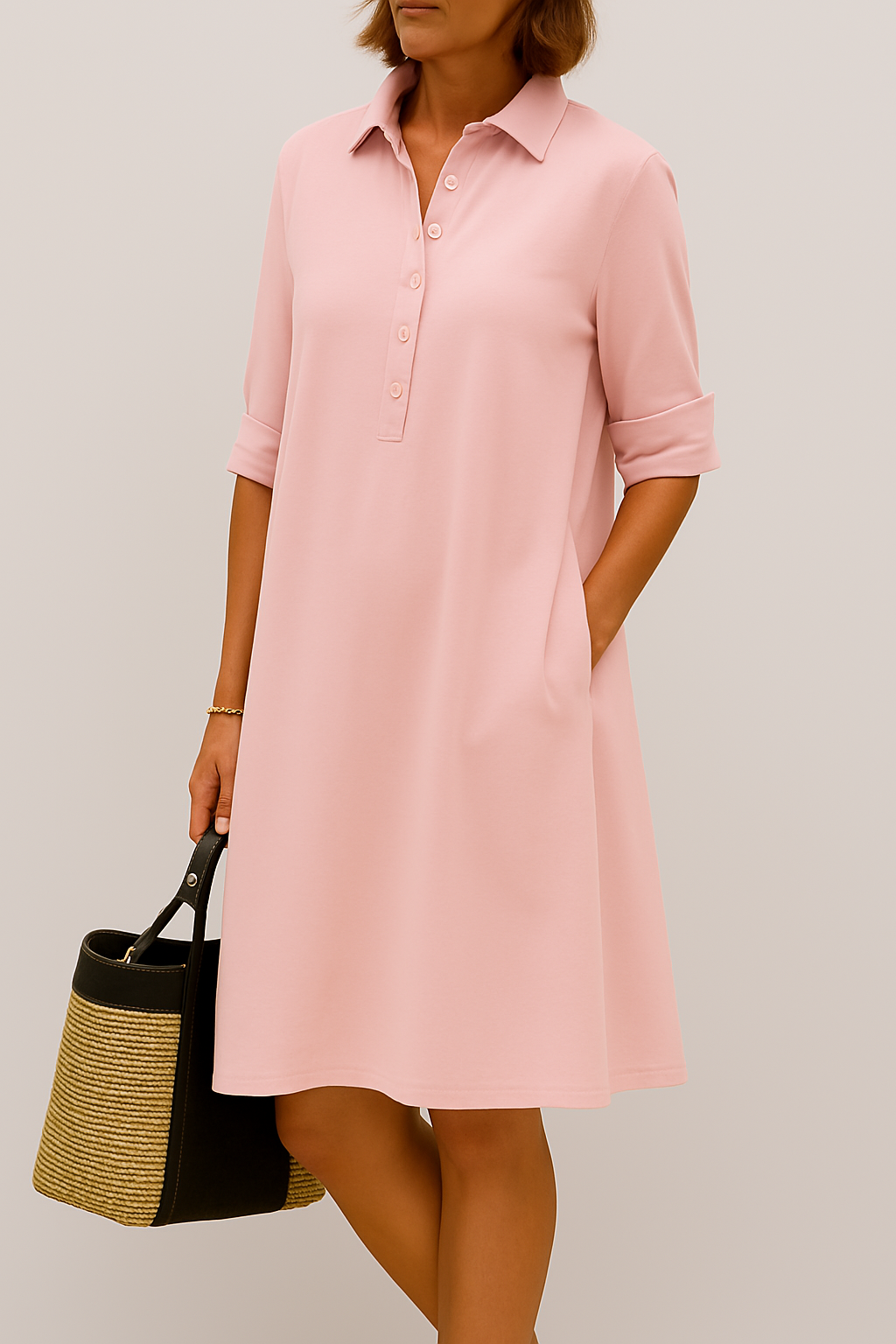 Aisha – Relaxed Shirt Dress