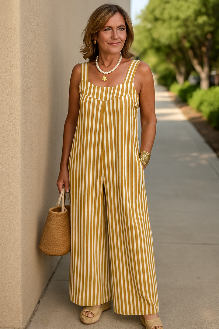 Alice – Striped Wide-Leg Jumpsuit