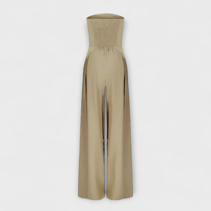 Zelle – Strapless Wide-Leg Jumpsuit