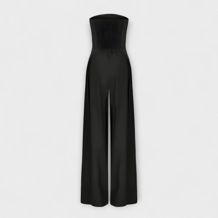 Zelle – Strapless Wide-Leg Jumpsuit