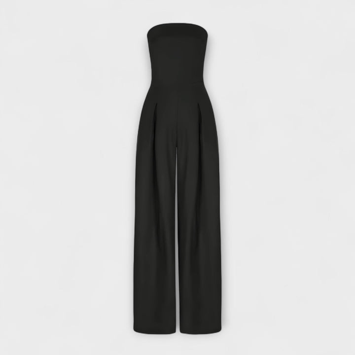 Zelle – Strapless Wide-Leg Jumpsuit