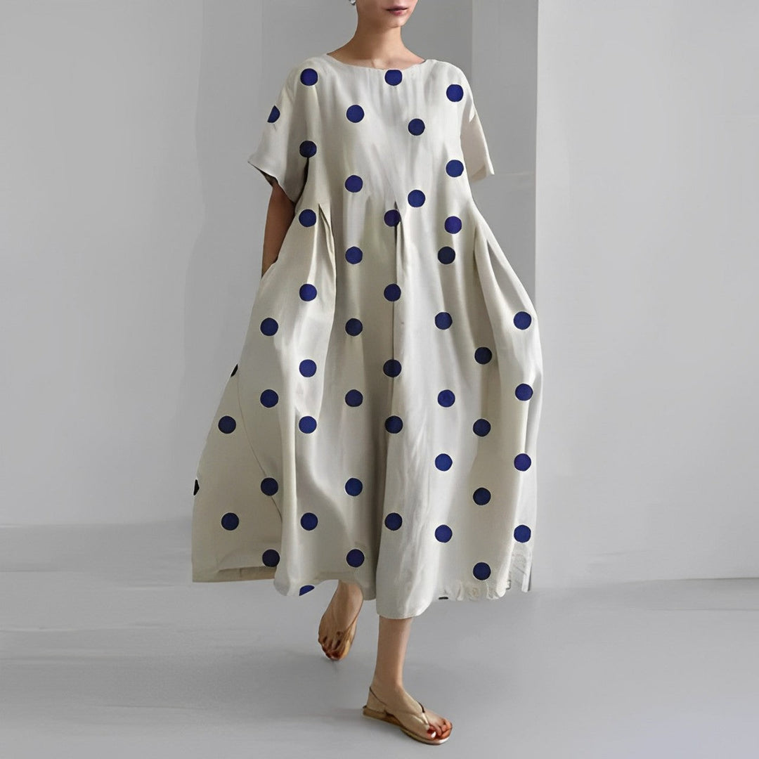 Ava – Oversized Floral Print Dress