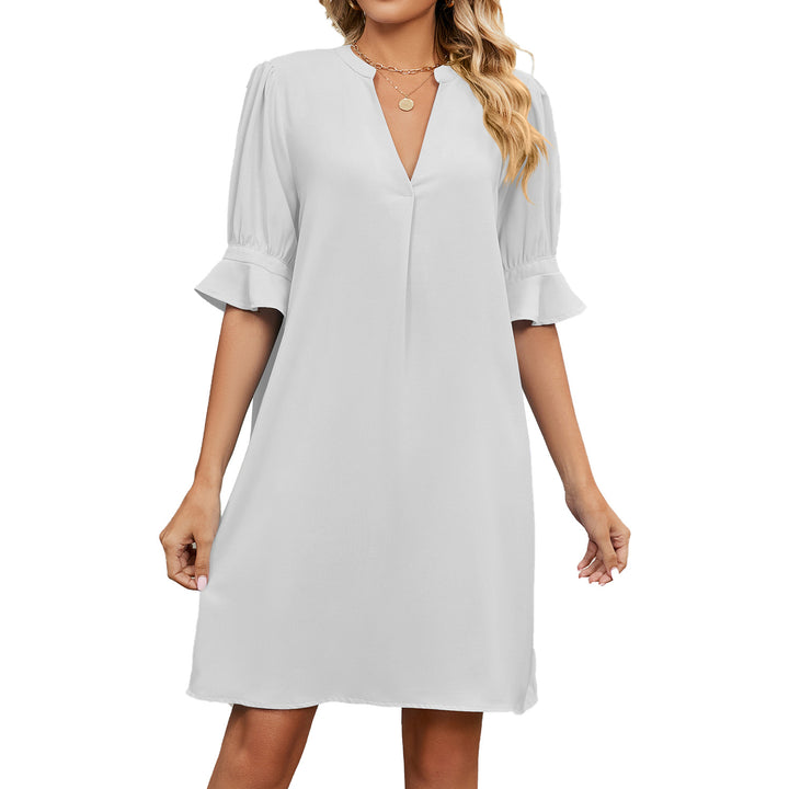 Morven – Ruffle Sleeve Shift Dress