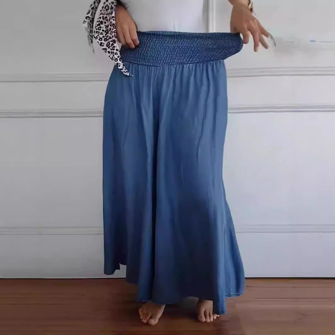 Alicia – Smocked Waist Maxi Skirt