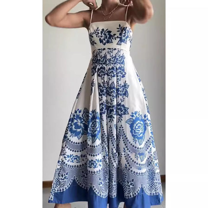 Xyla – Printed Fit &amp; Flare Sundress