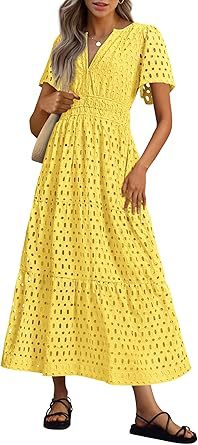 Abrielle – Broderie Maxi Dress