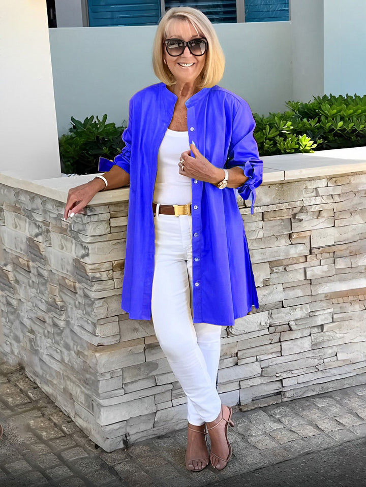 Tressa – Button-Front Tunic Jacket