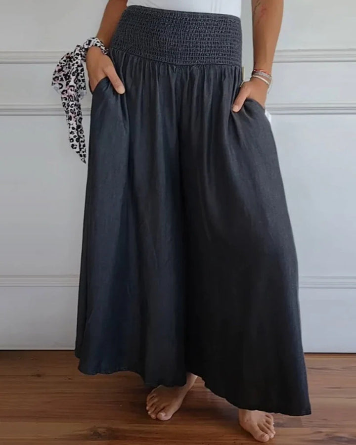 Alicia – Smocked Waist Maxi Skirt
