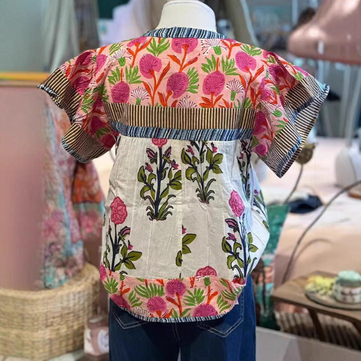 Xalina – Embroidered Boho Blouse