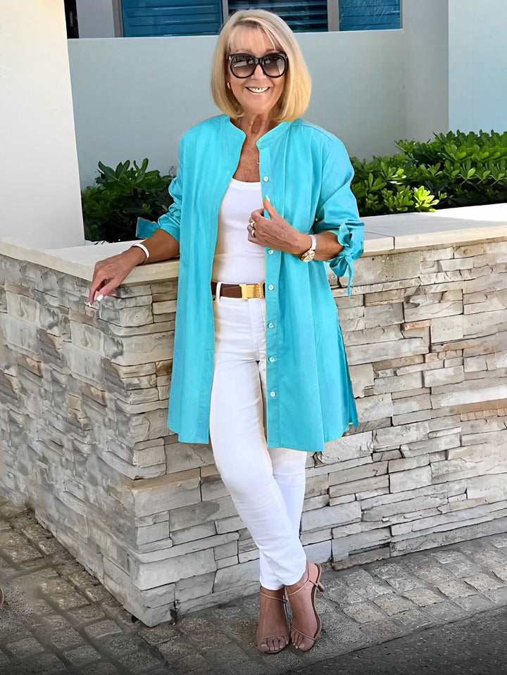 Tressa – Button-Front Tunic Jacket