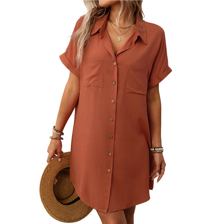 Arletta – Relaxed Button-Up Shirt Dress