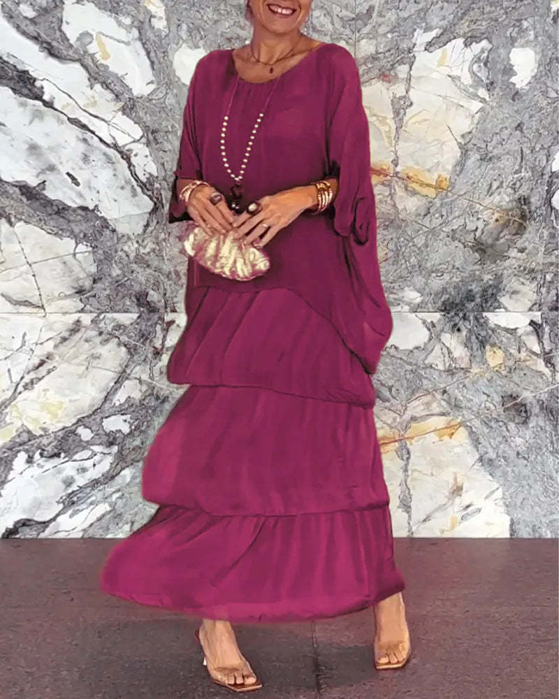 Ravelle – Tiered Relaxed Maxi Dress