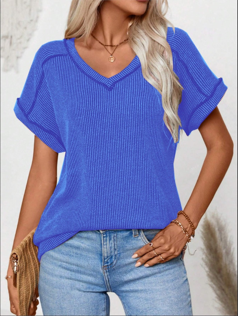 Henley – Relaxed Knit Top