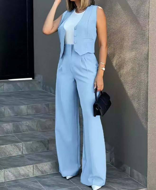Eulita – Tailored Waistcoat Trousers Set