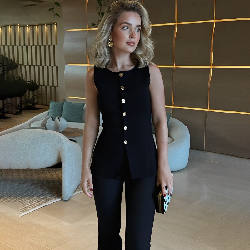 Bettina – Tailored Buttoned Vest