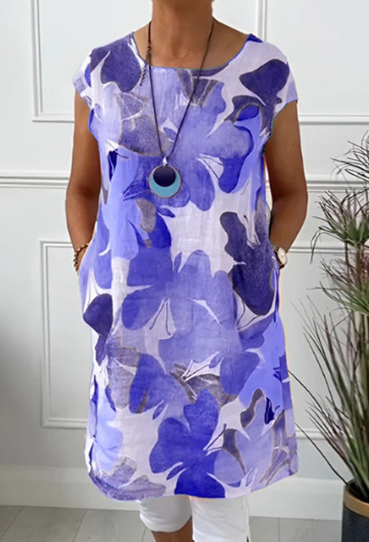Delfina – Relaxed Floral Tunic Dress