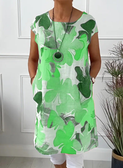 Delfina – Relaxed Floral Tunic Dress