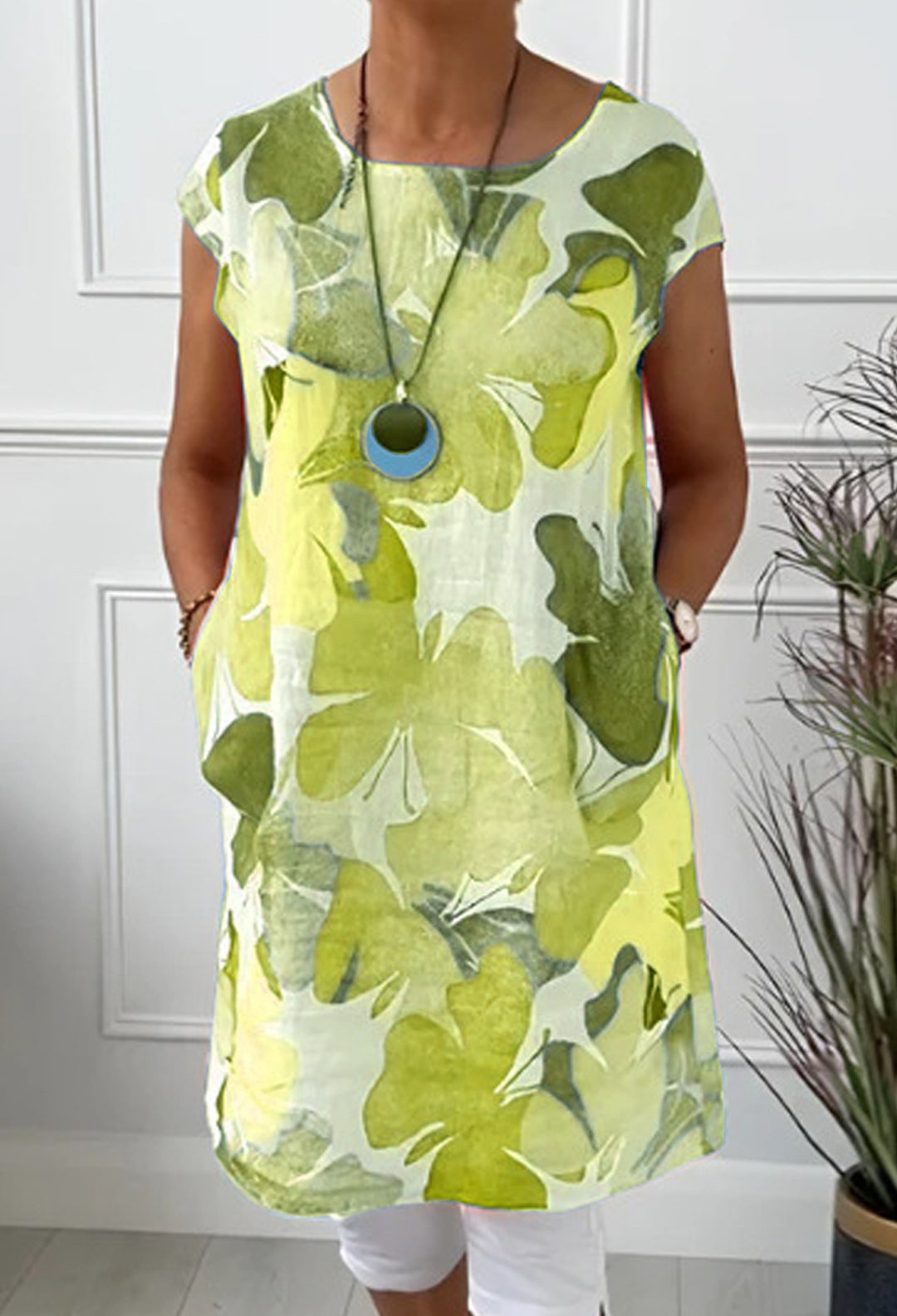 Delfina – Relaxed Floral Tunic Dress