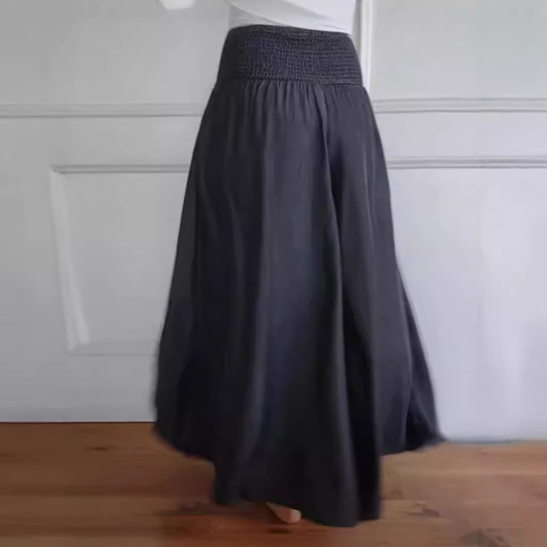 Alicia – Smocked Waist Maxi Skirt