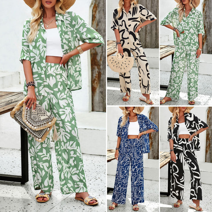 Zairra – Abstract Print Co-Ord Set