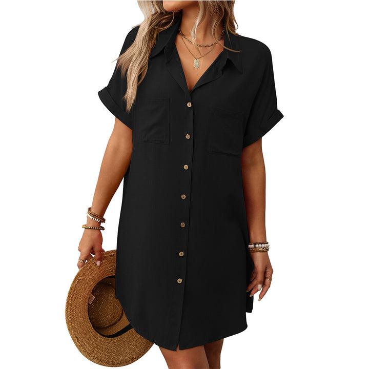 Arletta – Relaxed Button-Up Shirt Dress