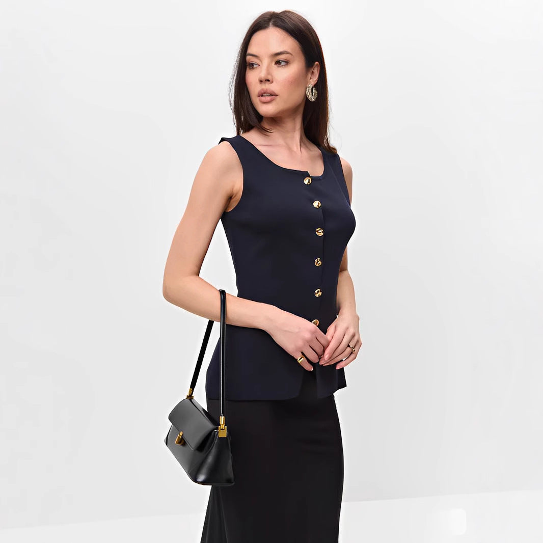 Bettina – Tailored Buttoned Vest