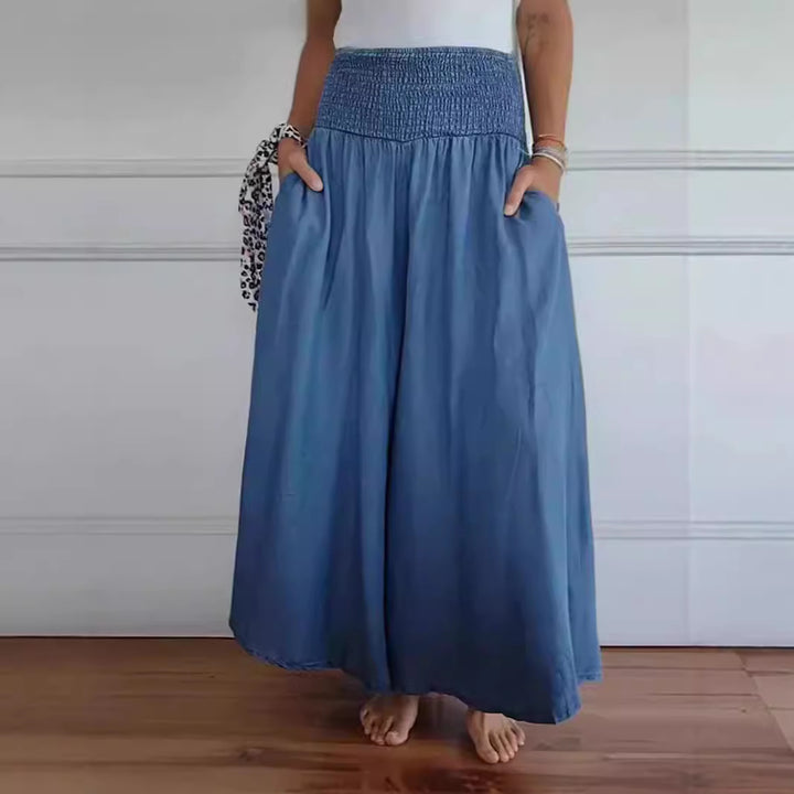 Alicia – Smocked Waist Maxi Skirt