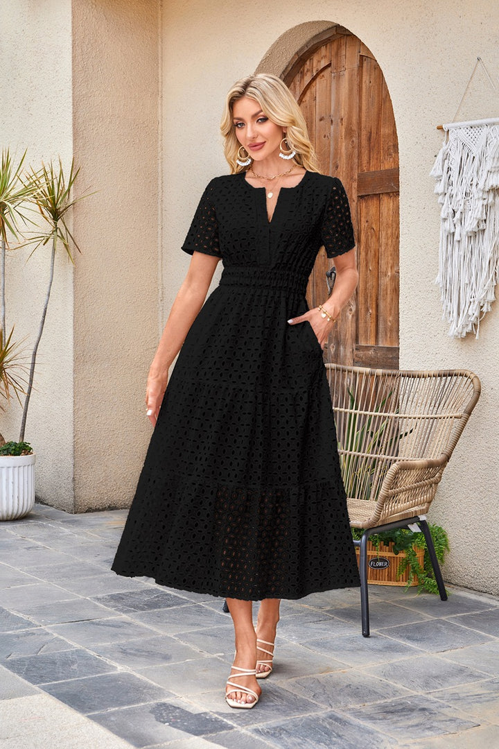 Abrielle – Broderie Maxi Dress