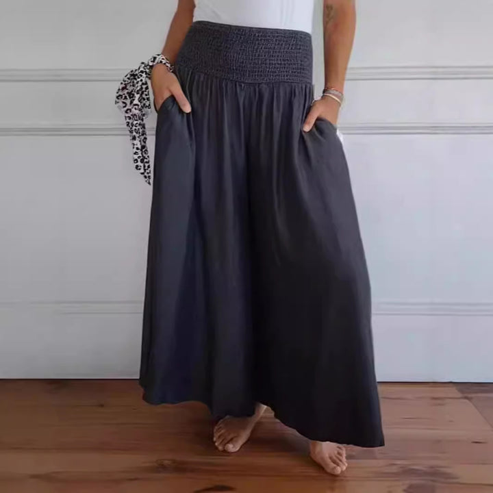 Alicia – Smocked Waist Maxi Skirt