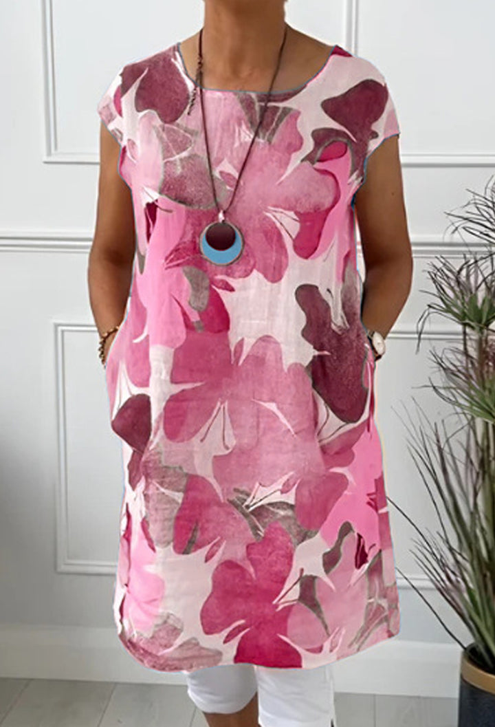Delfina – Relaxed Floral Tunic Dress