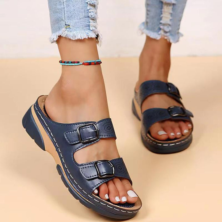 Ailith – Buckled Platform Sandals
