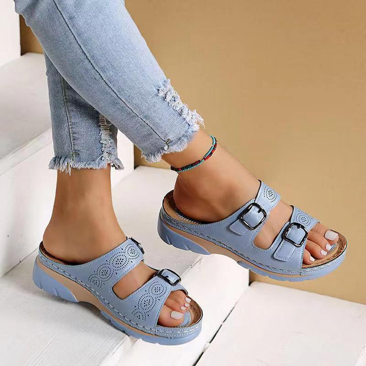 Ailith – Buckled Platform Sandals